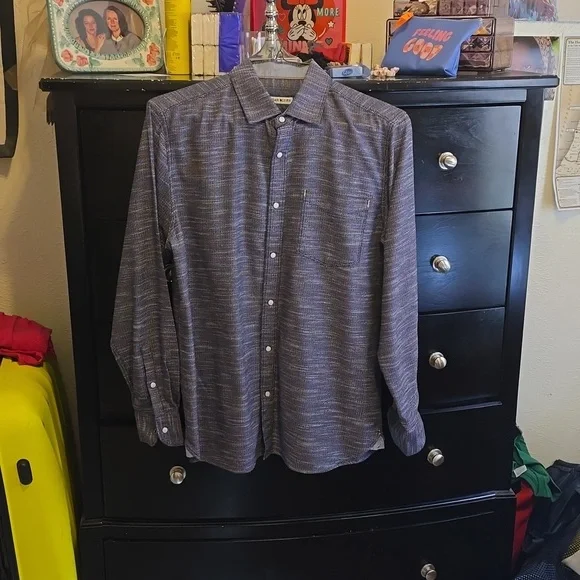 32 Bar Blues Cotton Dress Shirt - Picture 1 of 8